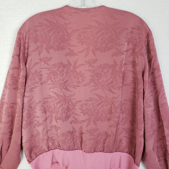 Favorite Daughter NWT Date Night Bodysuit Blouse Mauve Floral Pink size XL $218 - Picture 11 of 15